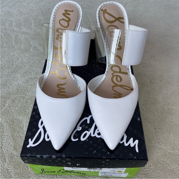 Sam Edelman White Heels - Picture 4 of 5